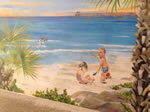 Portrait Mural on Oceanside Beach