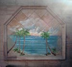 Tropical Seascape on Tile