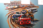 BOY'S BEDROOM  Nascar Mural